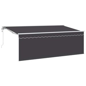 vidaXL Copertină retractabilă Antracit 350 x 200 cm