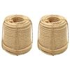 vidaXL Fr&acirc;nghii de sisal, 2 buc., 12 mm, 250 m