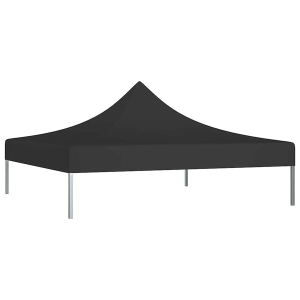vidaXL Acoperiș pentru cort de petrecere, negru, 2 x 2 m, 270 g/m&sup2;