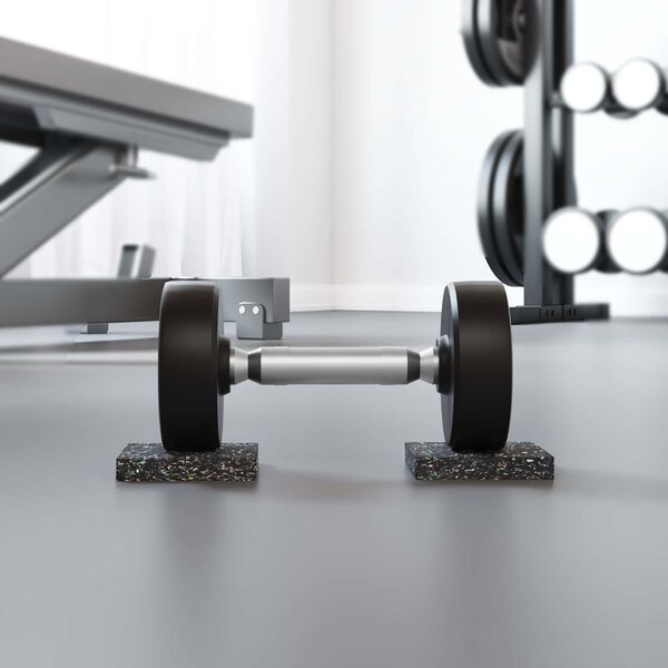 vidaXL Rolex din cauciuc Negru Cauciuc