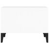 vidaXL Măsuță de cafea, alb extralucios, 60x50x36,5 cm, lemn compozit