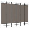 vidaXL Paravan de cameră cu 6 panouri, antracit, 240x200 cm, textil