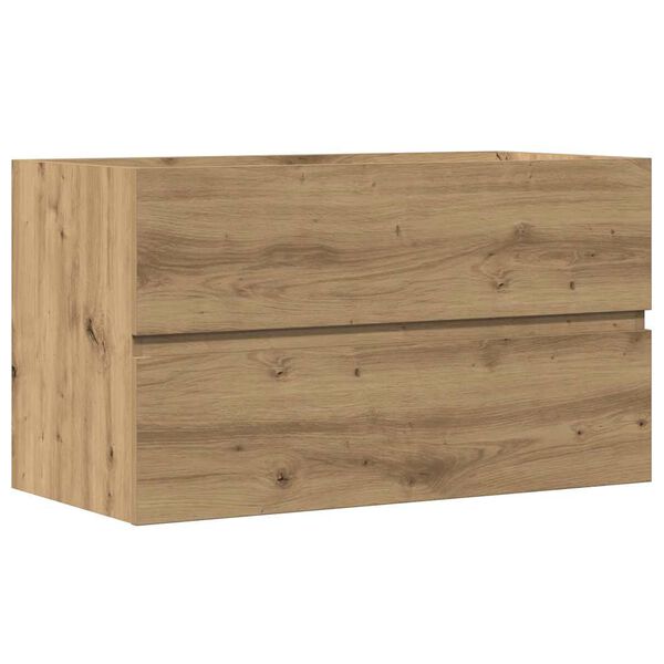 vidaXL Dulap pentru baie stejar artizanal 80x38,5x45 cm lemn prelucrat