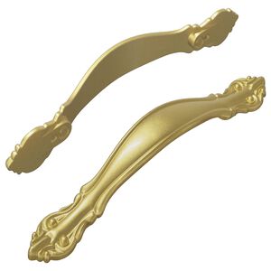 vidaXL M&acirc;nere 2 buc. Auriu 143 x 19,2 x 20 mm Aliaj de zinc