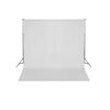 vidaXL Sistem de suport fundal, 600 x 300 cm, alb