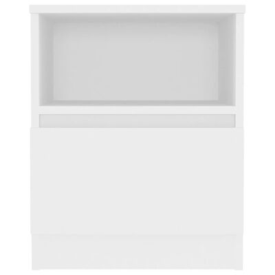 vidaXL Noptieră, alb, 40x40x50 cm, PAL