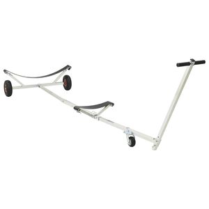 vidaXL Remorcă de barcă ajustabilă cu pneuri pneumatice 200 kg Load