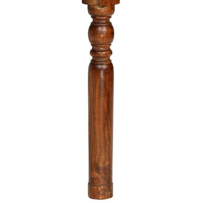 vidaXL Set de masă, 7 piese, lemn masiv acacia cu finisaj de sheesham