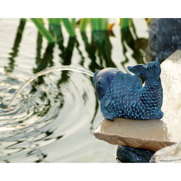 Ubbink Figurină de iaz cu joc de apă, pește, 12,5 cm, 1386009