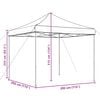 vidaXL Cort de petrecere pliabil Pop-Up, 292x292x315 cm, negru