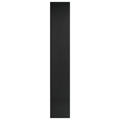 vidaXL Dulap pentru CD-uri, negru extralucios, 21x16x93,5 cm, PAL