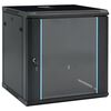 vidaXL Dulapuri de rețea cu depozitare Negru 600 x 600 x 640 mm Oțel