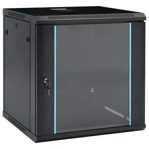 vidaXL Dulap server, montare pe perete, 12U, 19" IP20 600x600x640 mm