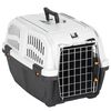 vidaXL Cutie transport animale ușă metalică 48x31,5x31cm polipropilenă