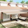 vidaXL Cortina Retractabilă Bej 600 &times; 300 cm Poliester și Aluminiu
