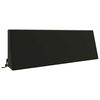 vidaXL Pernă de spate SOEST 100% Polyester Negru 120 x 20 x 40 cm