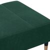 vidaXL Taburet, verde &icirc;nchis, 77x55x31 cm, catifea