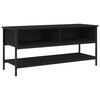 vidaXL Set comodă TV 100 x 35 x 45 cm Stejar Negru Lemn prelucrat