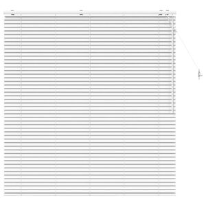 vidaXL Jaluzea venetiană Alb 160 x 160 cm 35 mm