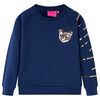 vidaXL Bluzon pentru copii, bleumarin, 116