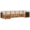 vidaXL Set de canapele de exterior 6 buc. natural Lemn Solid de Acacia