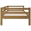 vidaXL Pat de zi, maro miere, 90x190 cm, lemn masiv de pin