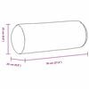 vidaXL Perne Bolster 2 pcs Gri deschis &Oslash; 25 x 70 cm țesătură