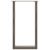 vidaXL Picioare de masă de bar &icirc;n formă de U, 2 buc., oțel natural, 50x(90-91) cm