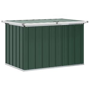 vidaXL Ladă de grădină verde 109x67x65 cm