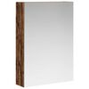 vidaXL Dulap cu oglindă pentru baie Lemn vechi 50 x 14,5 x 70 cm