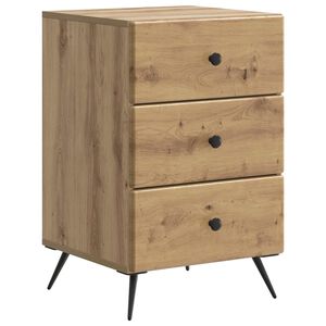 vidaXL Dulap de noapte Stejar Artizanal 43 x 41 x 66,5 cm