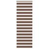 vidaXL Jaluzea tip zebra maro lățime țesătură 75,9 cm poliester