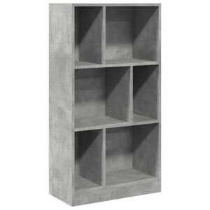 vidaXL Bibliotecă, gri beton, 57x28,5x107,5 cm, lemn prelucrat