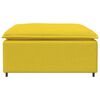 vidaXL Taburet modular pentru canapea, galben deschis, 100x100x48 cm