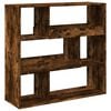 vidaXL Bibliotecă/Separator de cameră, stejar afumat, 100x33x94,5 cm
