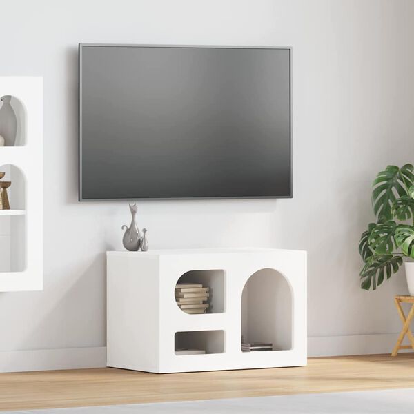 vidaXL Cabinet TV Alb 60 x 35 x 40 cm Lemn compozit
