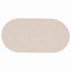 vidaXL Covor ZIZUR Crem 200 x 100 cm Polipropilenă