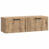 vidaXL Oglindă TV montată pe perete 98 x 31 x 30 cm Stejar Artizanal