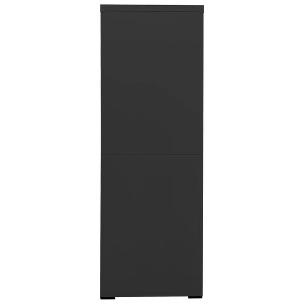 vidaXL Fișet, antracit, 90x46x134 cm, oțel