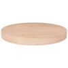 vidaXL Blat de masă rotund, &Oslash;30x4 cm, lemn masiv stejar netratat