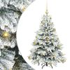 vidaXL Brad de Crăciun artificial cu 150 LED Alb 120 cm PE și PVC