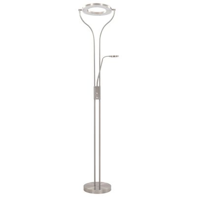 vidaXL Lampă de podea, argintiu, 180 cm, 18 W, reglabilă