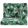 vidaXL Perna pentru canapea de exterior 3 pcs Model cu frunze