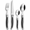 Lou Laguiole Set de tac&acirc;muri Tradition, 24 piese, antracit