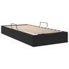 vidaXL Pat cu storage cu depozitare Negru 90 x 200 cm Catifea