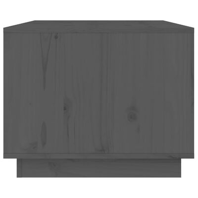 vidaXL Măsuță de cafea, gri, 80x50x40 cm, lemn masiv de pin