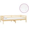 vidaXL Pat de zi cu saltea, 90x200 cm, lemn masiv de pin