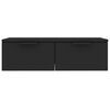 vidaXL Dulap de perete, negru, 68x30x20 cm, lemn compozit