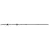 vidaXL Set glisare ușă mini pentru dulap, oțel carbon, 152 cm
