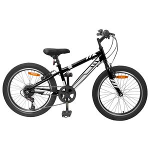 vidaXL Bicicletă Montană 20 Inci 6-Speed pentru 5-8 ani Negru
